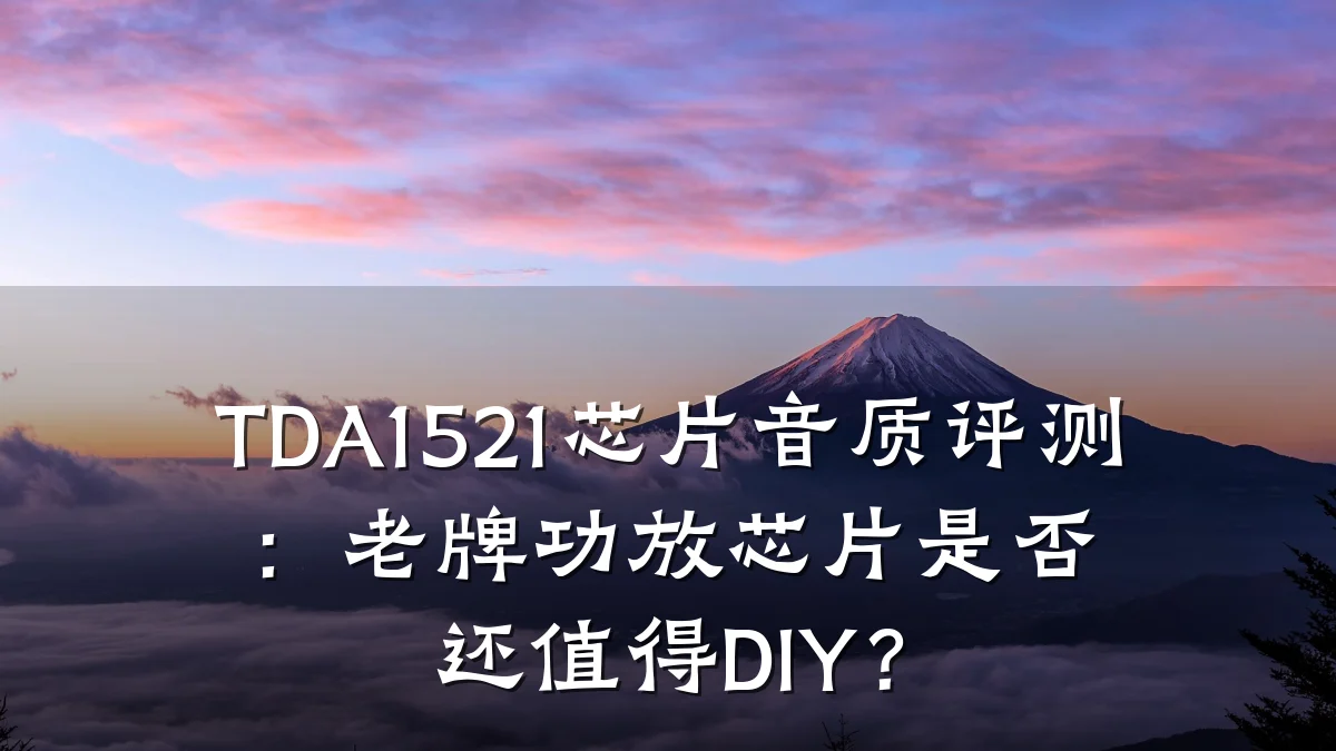 TDA1521芯片音质评测:老牌功放芯片是否还值得DIY?