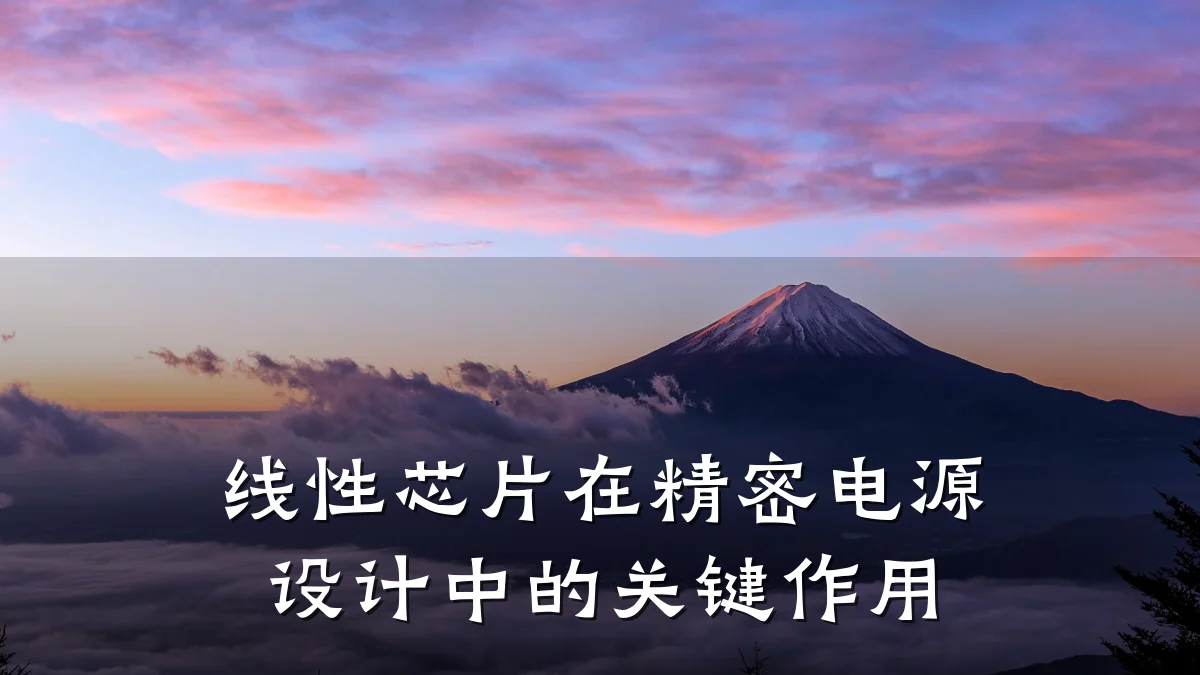 线性芯片在精密电源设计中的关键作用
