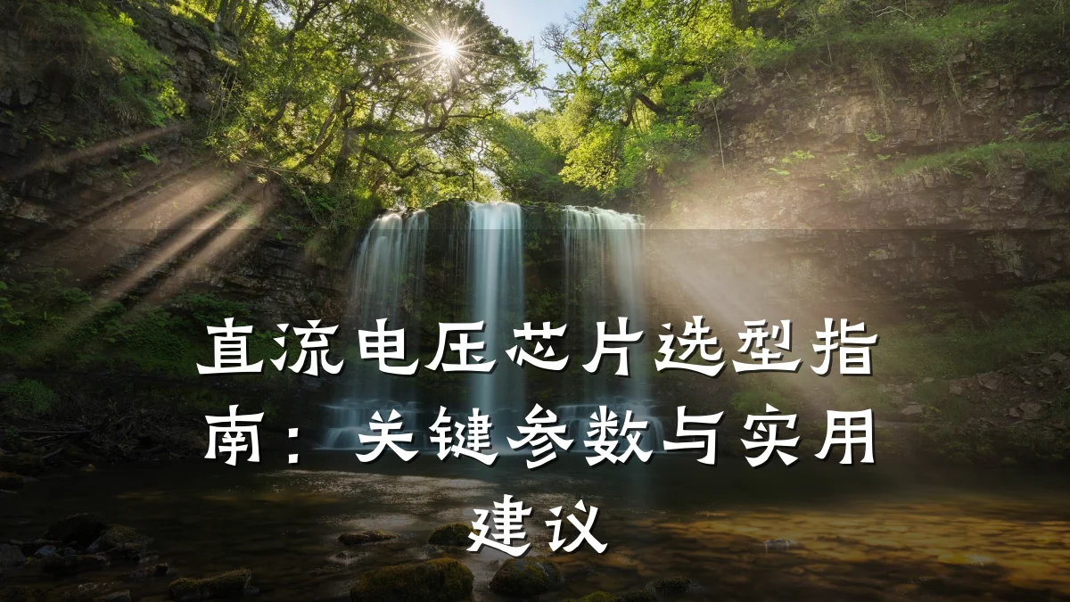 直流电压芯片选型指南:关键参数与实用建议