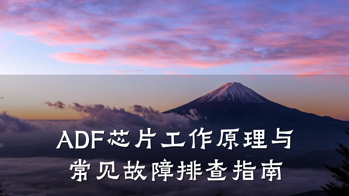 ADF芯片工作原理与常见故障排查指南