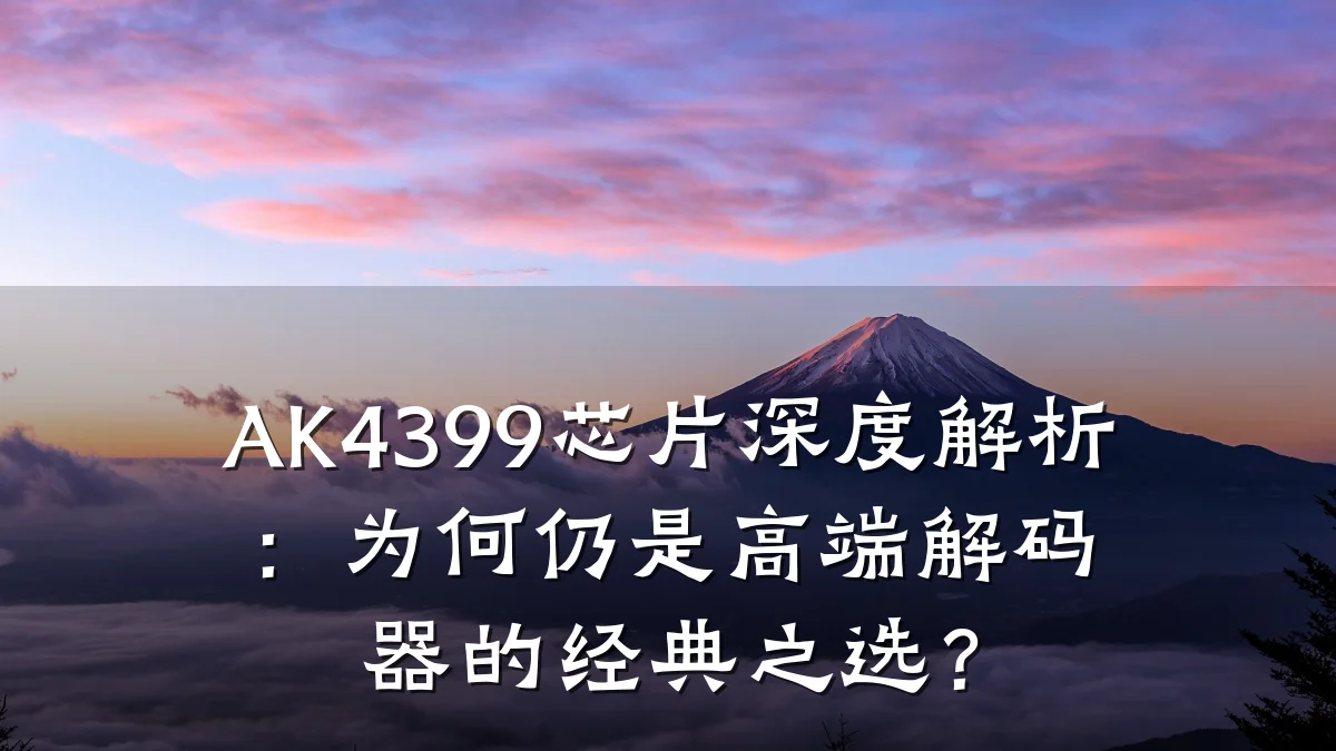 AK4399芯片深度解析：为何仍是高端解码器的经典之选？