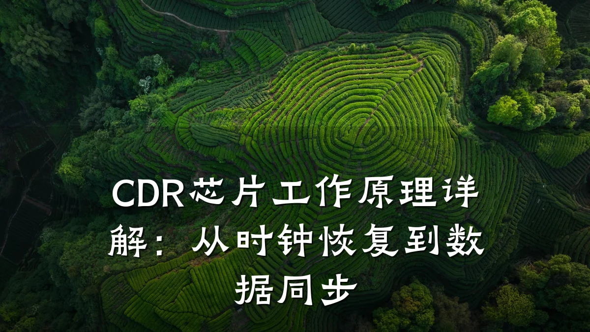 CDR芯片工作原理详解:从时钟恢复到数据同步
