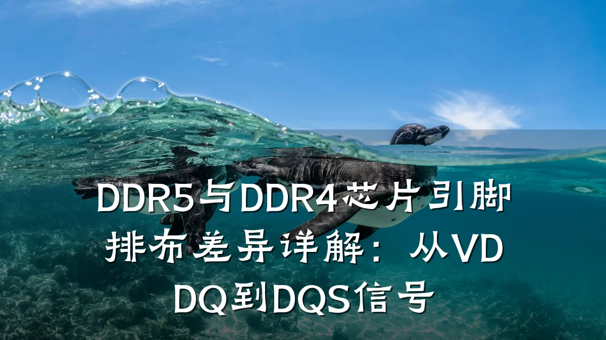 DDR5与DDR4芯片引脚排布差异详解:从VDDQ到DQS信号