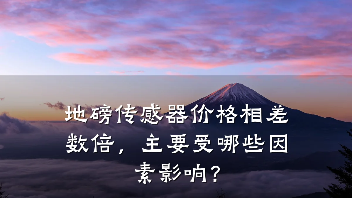 地磅传感器价格相差数倍,主要受哪些因素影响?