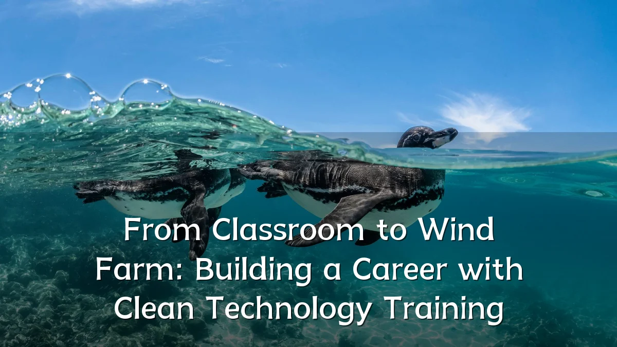 From Classroom to Wind Farm: Building a Career with Clean Technology Training