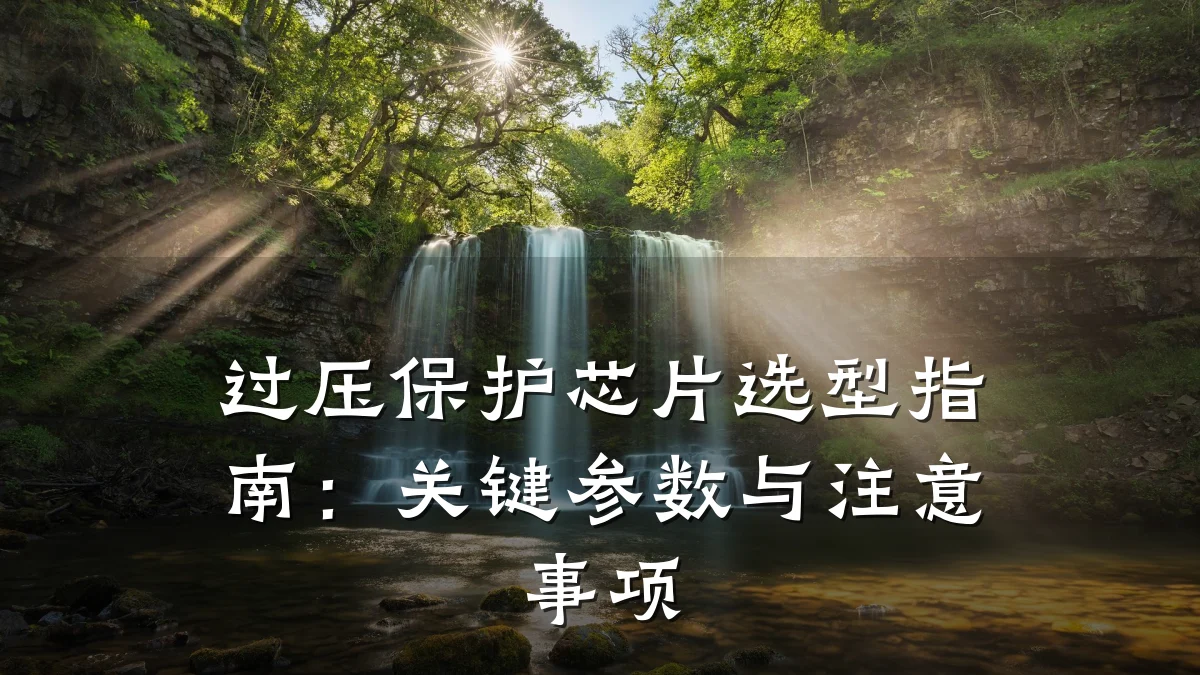 过压保护芯片选型指南:关键参数与注意事项
