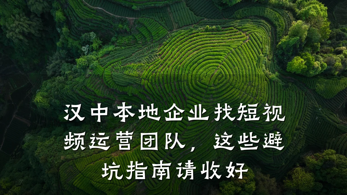 汉中本地企业找短视频运营团队,这些避坑指南请收好