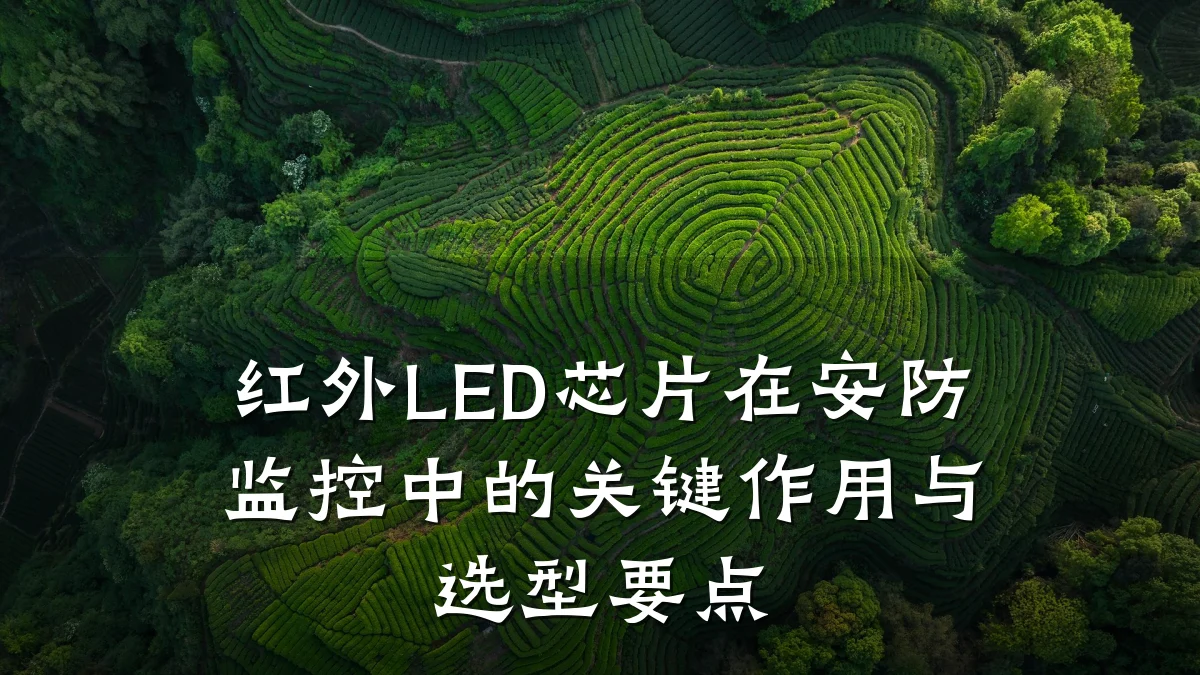 红外LED芯片在安防监控中的关键作用与选型要点
