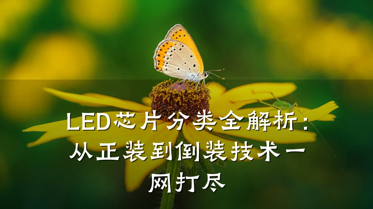LED芯片分类全解析:从正装到倒装技术一网打尽