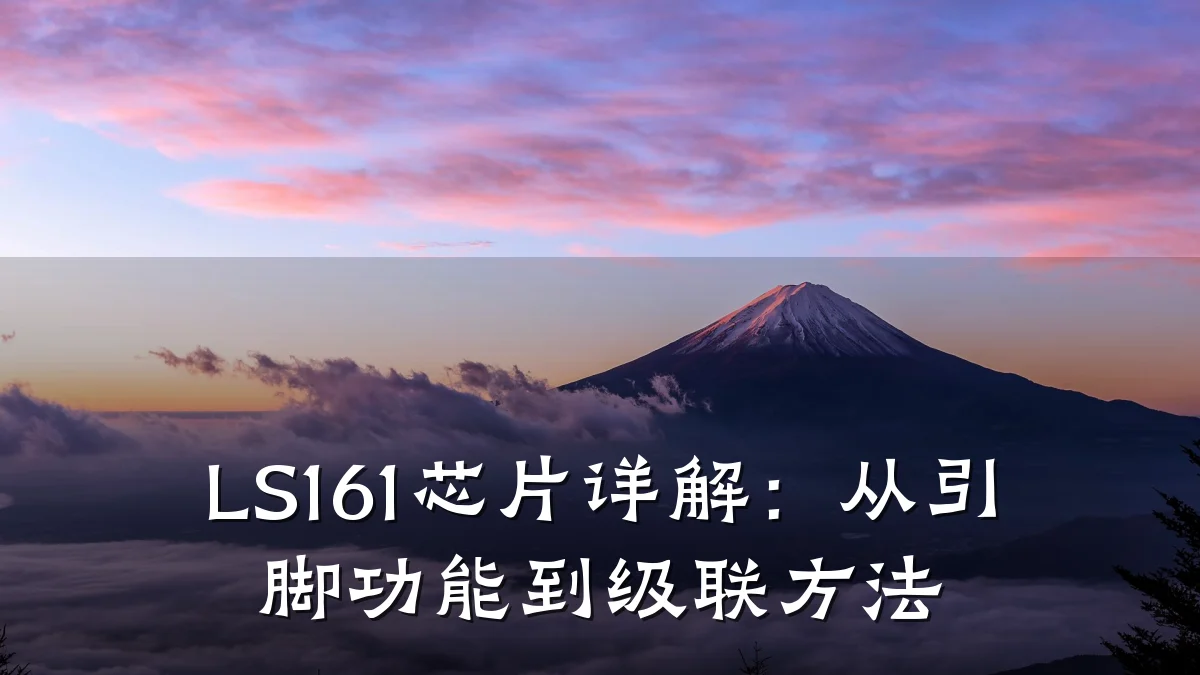 LS161芯片详解:从引脚功能到级联方法