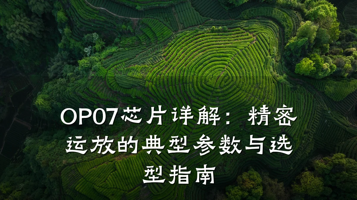 OP07芯片详解：精密运放的典型参数与选型指南