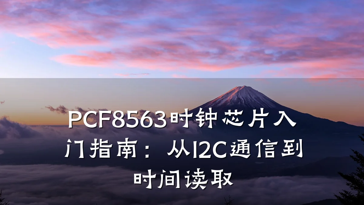 PCF8563时钟芯片入门指南:从I2C通信到时间读取