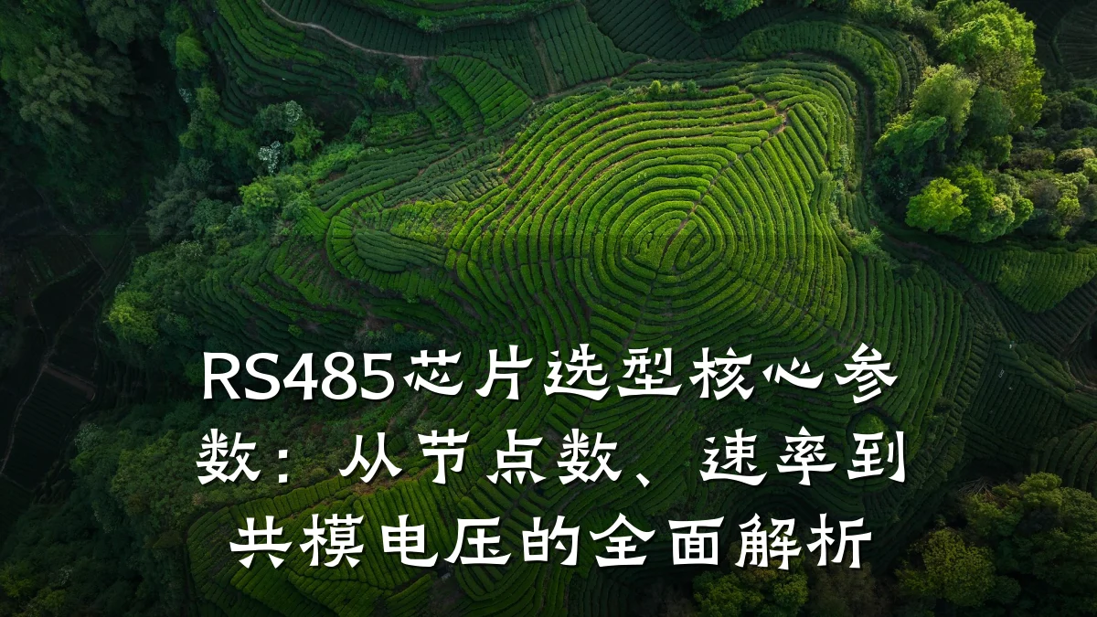 RS485芯片选型核心参数:从节点数、速率到共模电压的全面解析