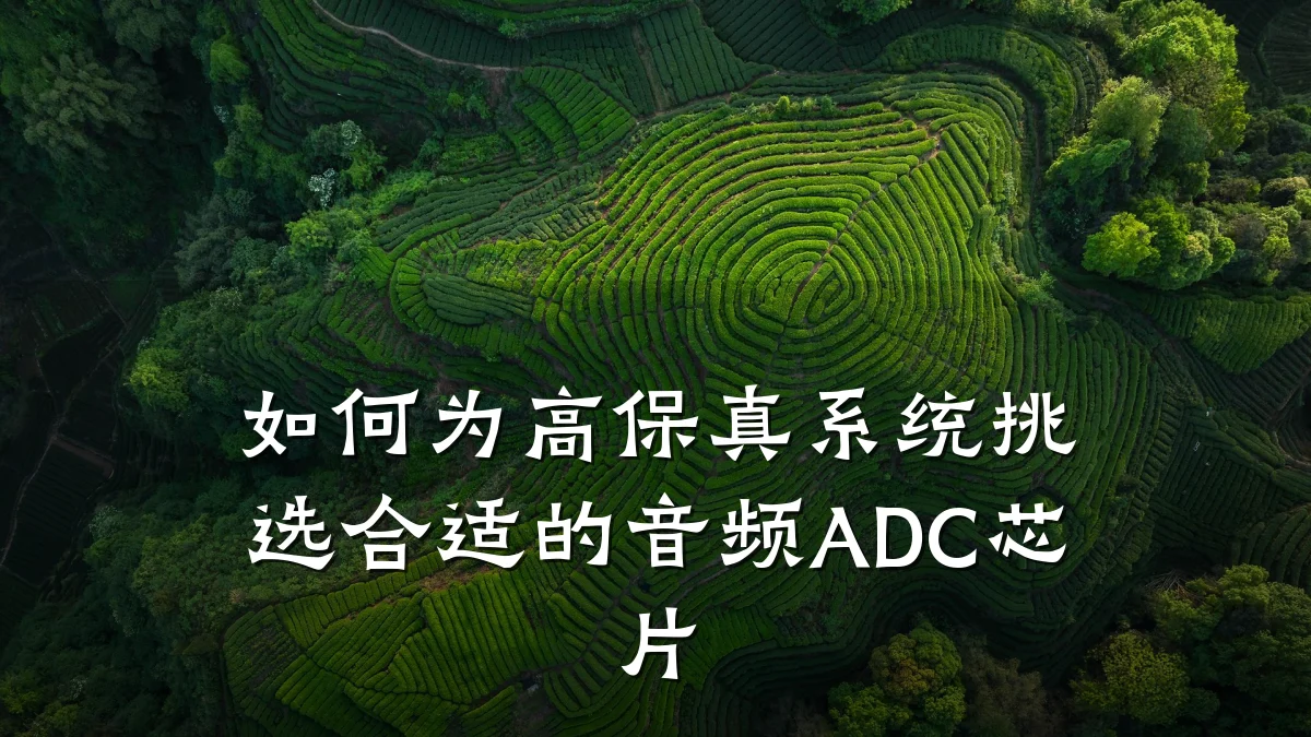 如何为高保真系统挑选合适的音频ADC芯片