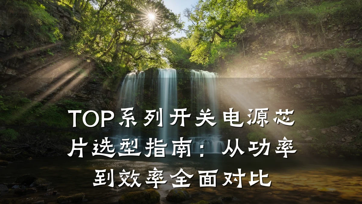 TOP系列开关电源芯片选型指南:从功率到效率全面对比