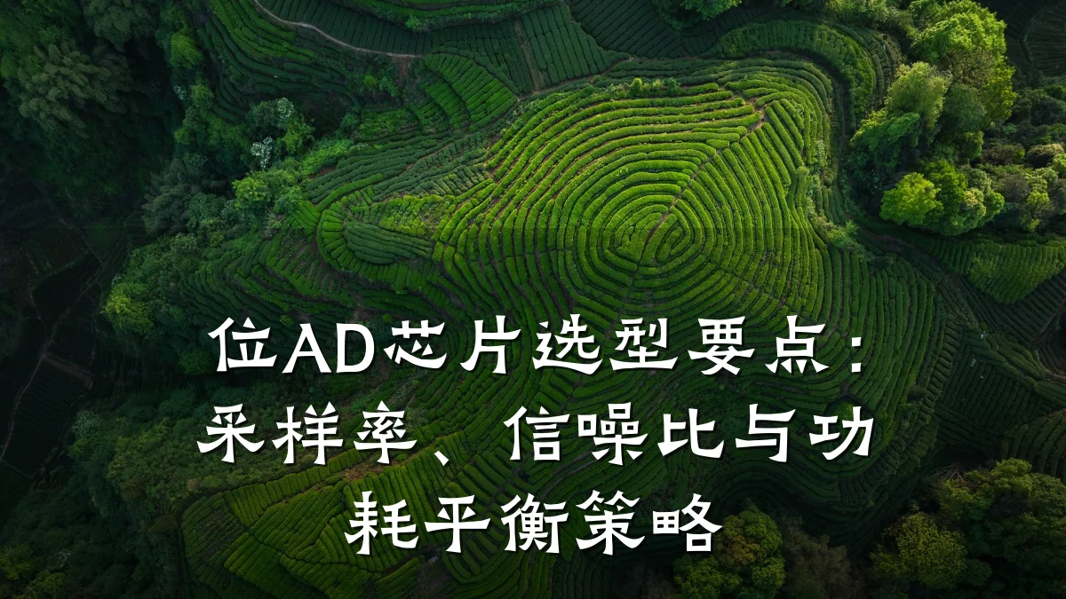 位AD芯片选型要点:采样率、信噪比与功耗平衡策略