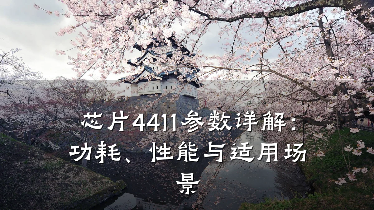 芯片4411参数详解:功耗、性能与适用场景