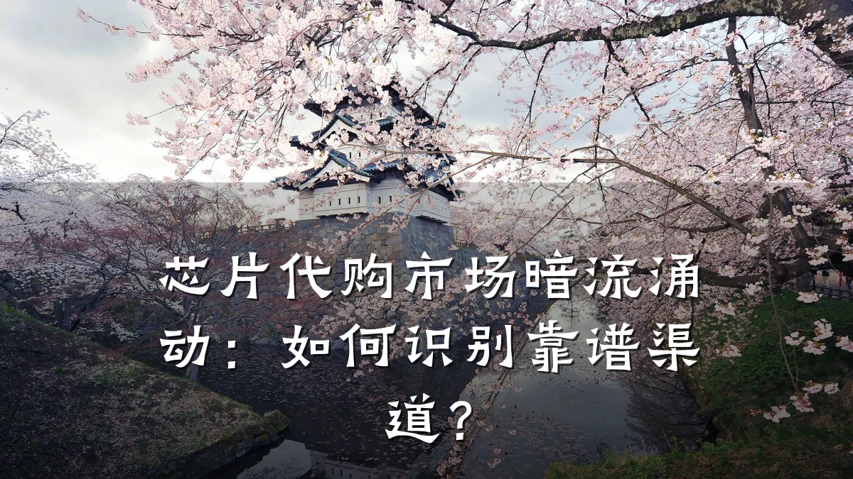 芯片代购市场暗流涌动:如何识别靠谱渠道?