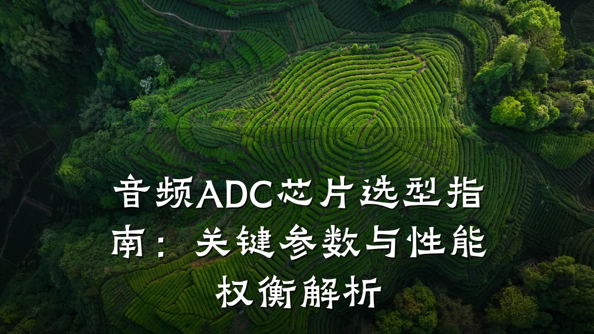 音频ADC芯片选型指南:关键参数与性能权衡解析