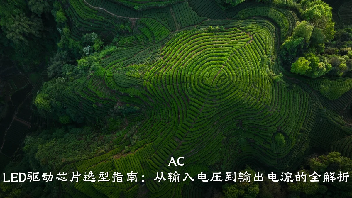 AC LED驱动芯片选型指南:从输入电压到输出电流的全解析