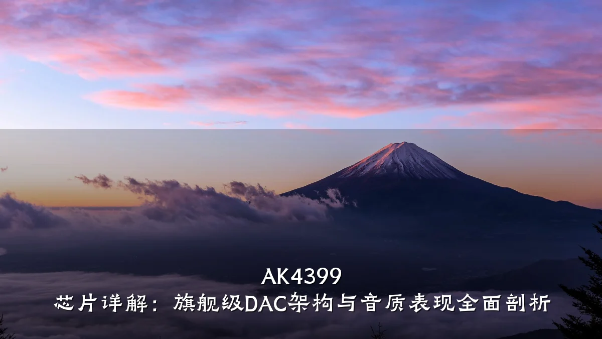 AK4399 芯片详解:旗舰级DAC架构与音质表现全面剖析
