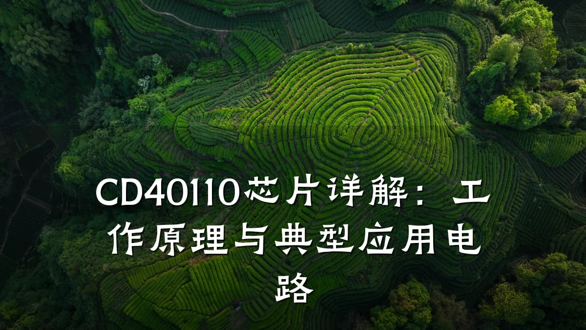CD40110芯片详解:工作原理与典型应用电路