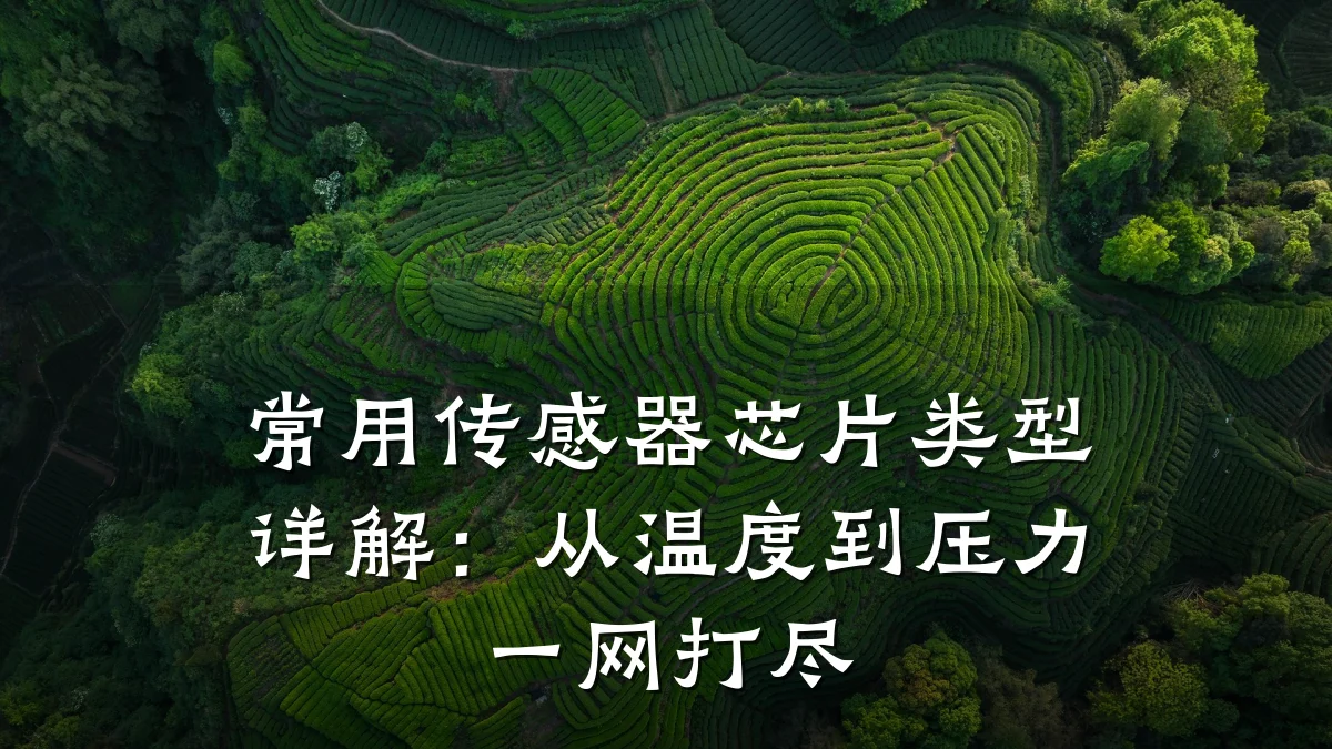 常用传感器芯片类型详解:从温度到压力一网打尽