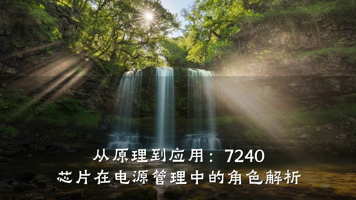 从原理到应用：7240 芯片在电源管理中的角色解析