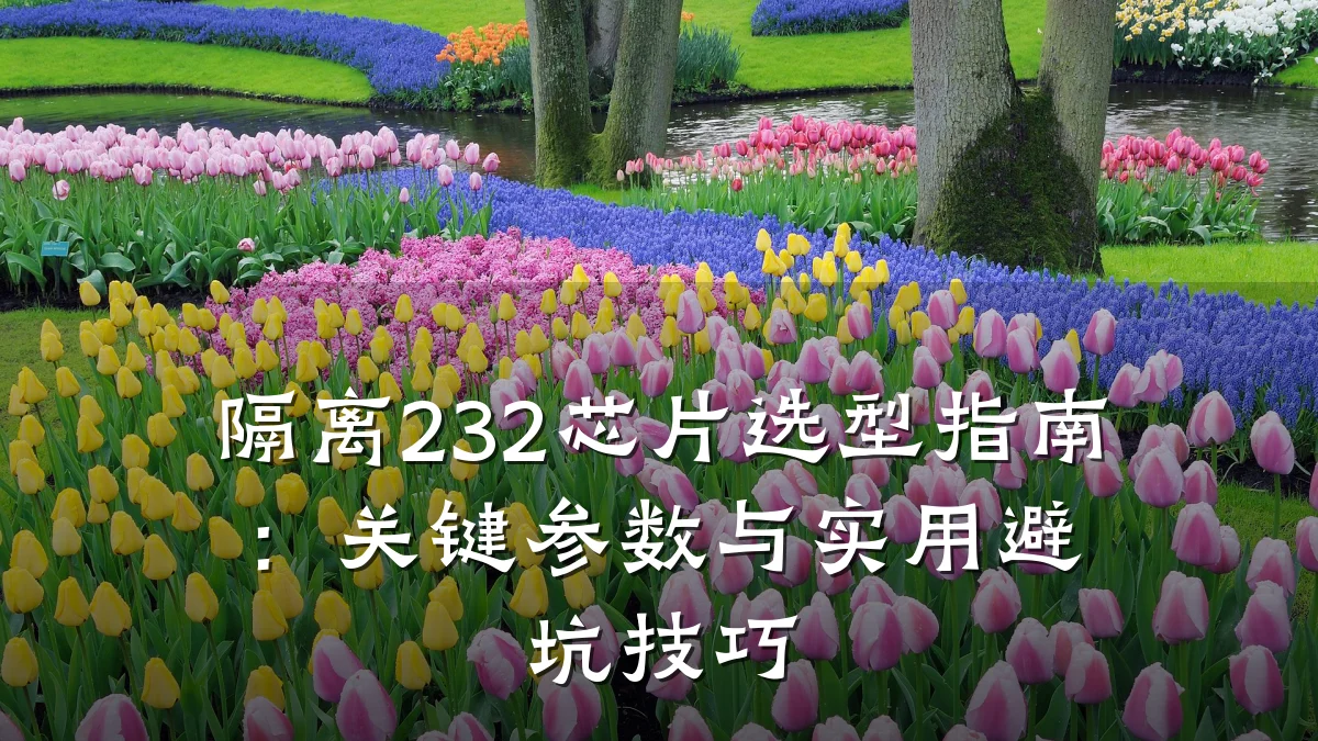 隔离232芯片选型指南:关键参数与实用避坑技巧