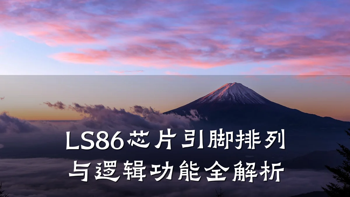 LS86芯片引脚排列与逻辑功能全解析