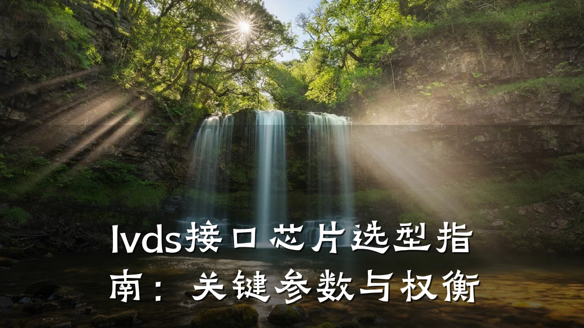 lvds接口芯片选型指南:关键参数与权衡