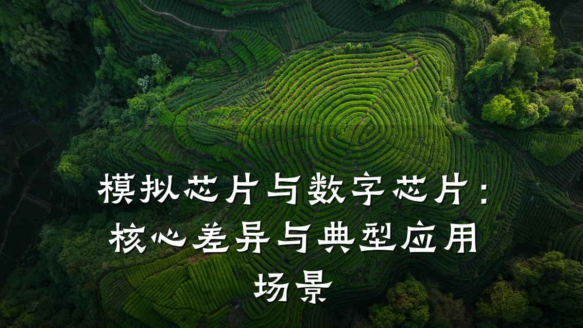 模拟芯片与数字芯片:核心差异与典型应用场景