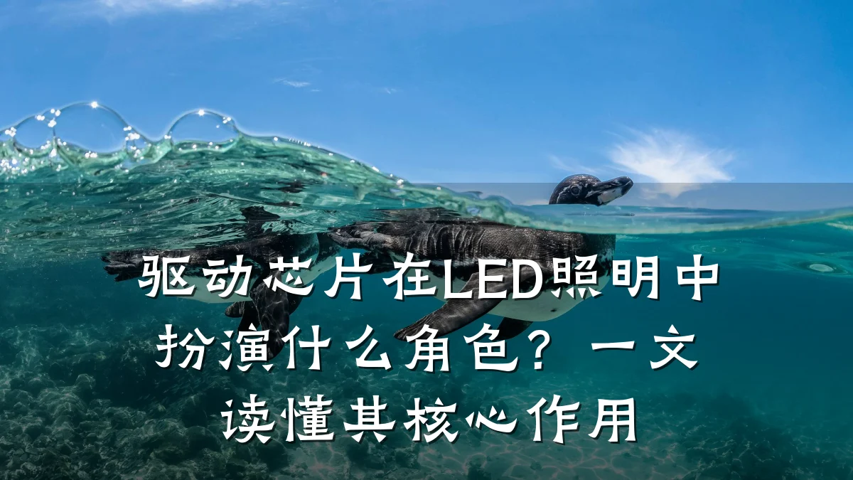 驱动芯片在LED照明中扮演什么角色?一文读懂其核心作用