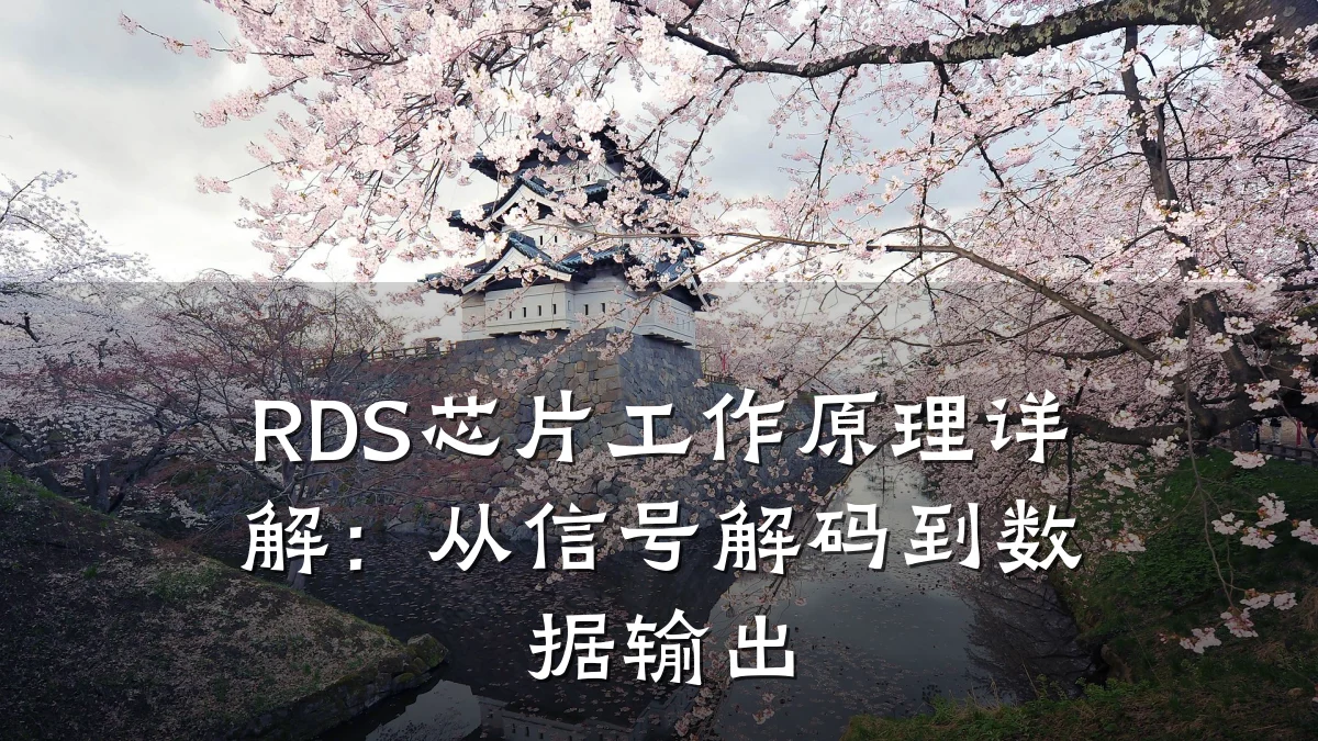 RDS芯片工作原理详解:从信号解码到数据输出