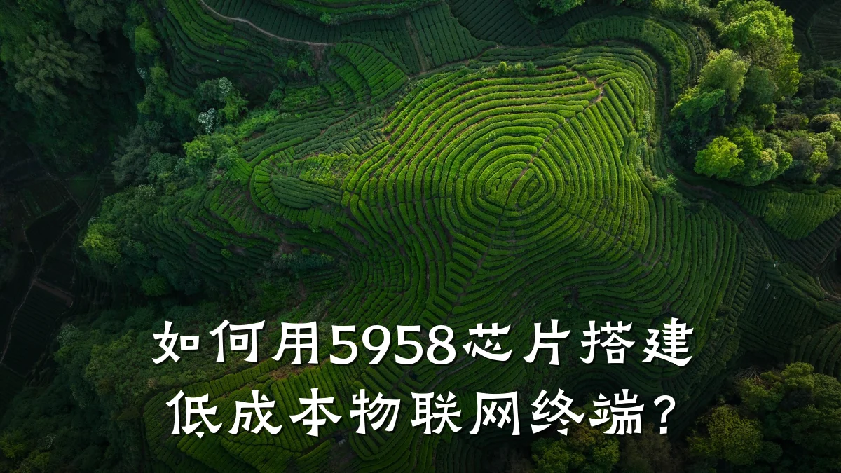 如何用5958芯片搭建低成本物联网终端?