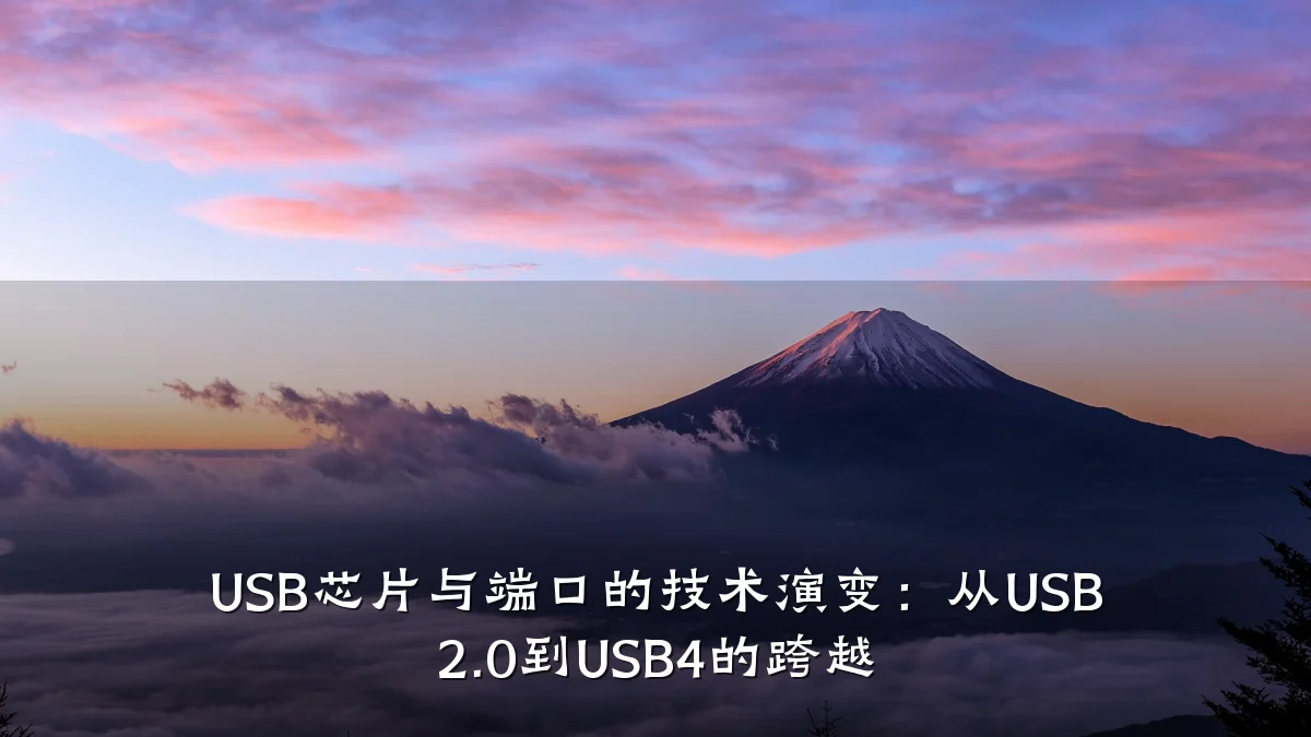 USB芯片与端口的技术演变:从USB 2.0到USB4的跨越