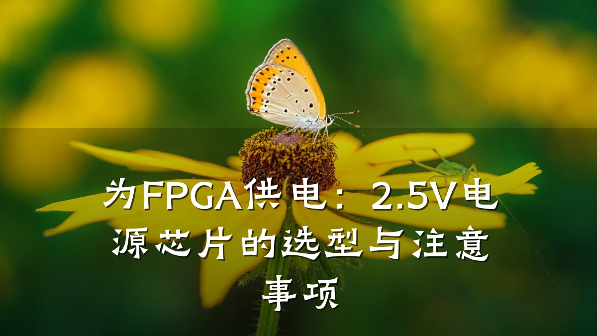 为FPGA供电:2.5V电源芯片的选型与注意事项