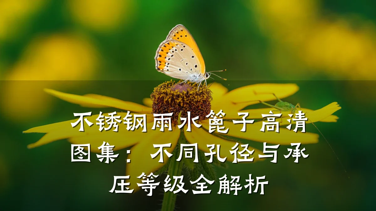 不锈钢雨水篦子高清图集:不同孔径与承压等级全解析