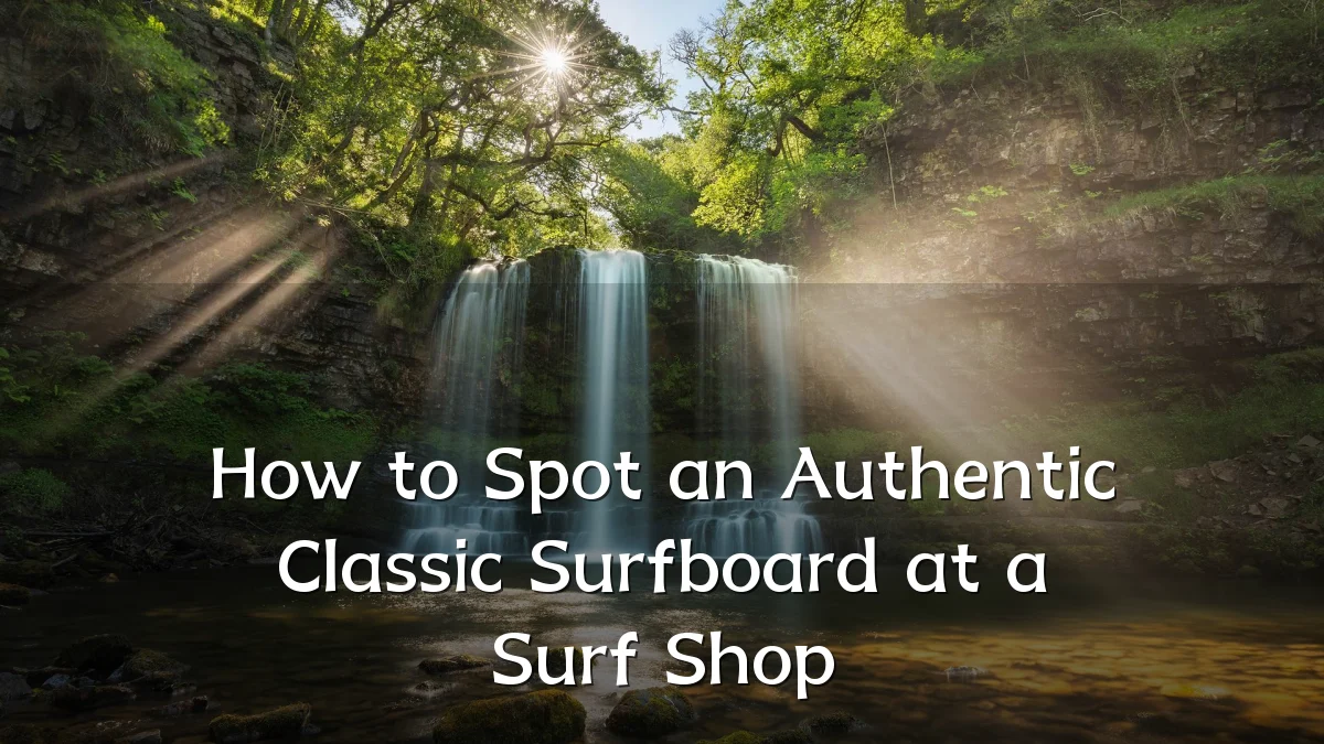 How to Spot an Authentic Classic Surfboard at a Surf Shop